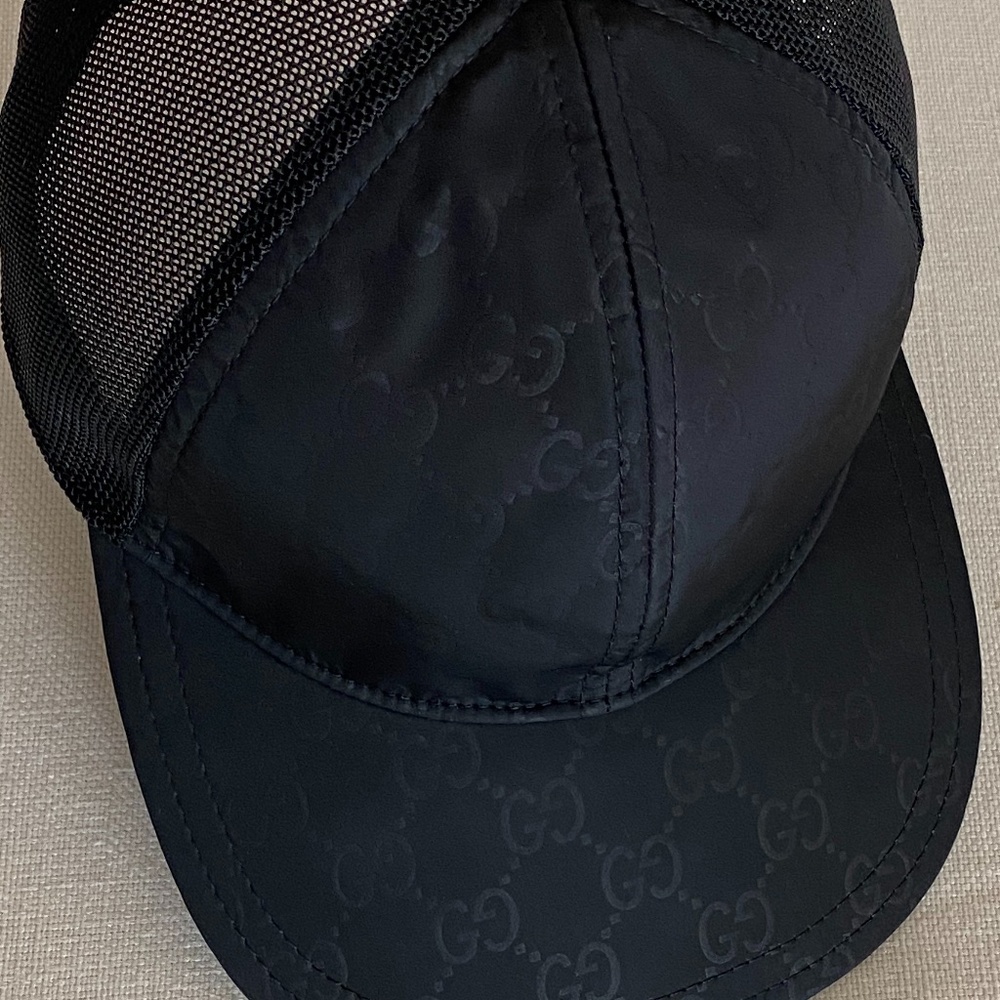 Gucci Black GG Baseball Hat